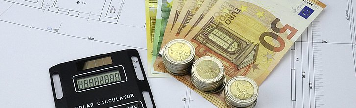 Geld und Taschenrechner